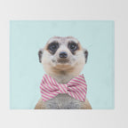 MEERKAT Throw Blanket Gallery Image 2