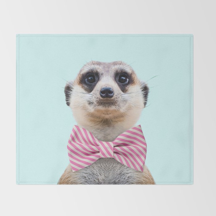 MEERKAT Throw Blanket Gallery Image 2