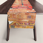 Konya Central Anatolian Niche Rug Print Table Runner Gallery Image 1