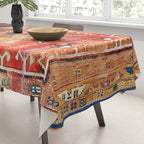 Konya Central Anatolian Niche Rug Print Tablecloth Gallery Image 3