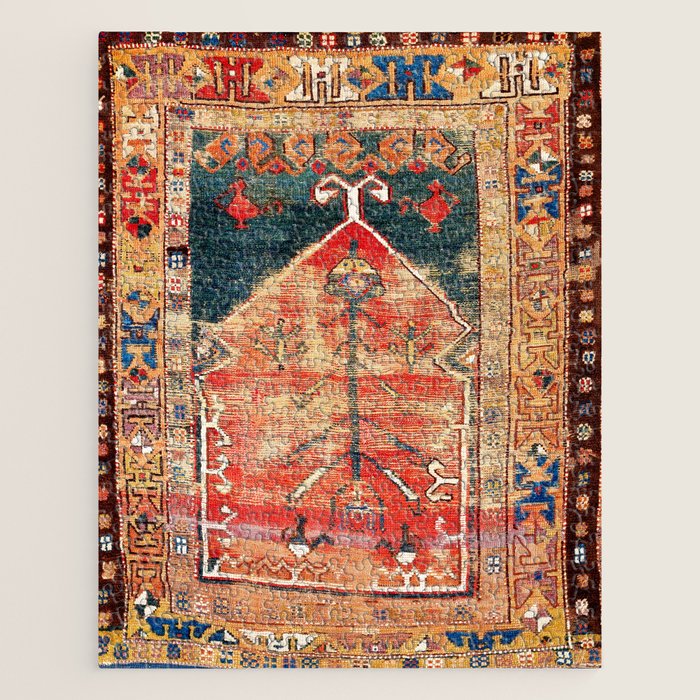 Konya Central Anatolian Niche Rug Print Jigsaw Puzzle Gallery Image 1