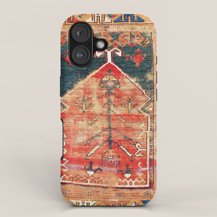 Konya Central Anatolian Niche Rug Print iPhone Case Gallery Image 1