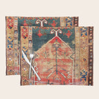 Konya Central Anatolian Niche Rug Print Placemat Gallery Image 1