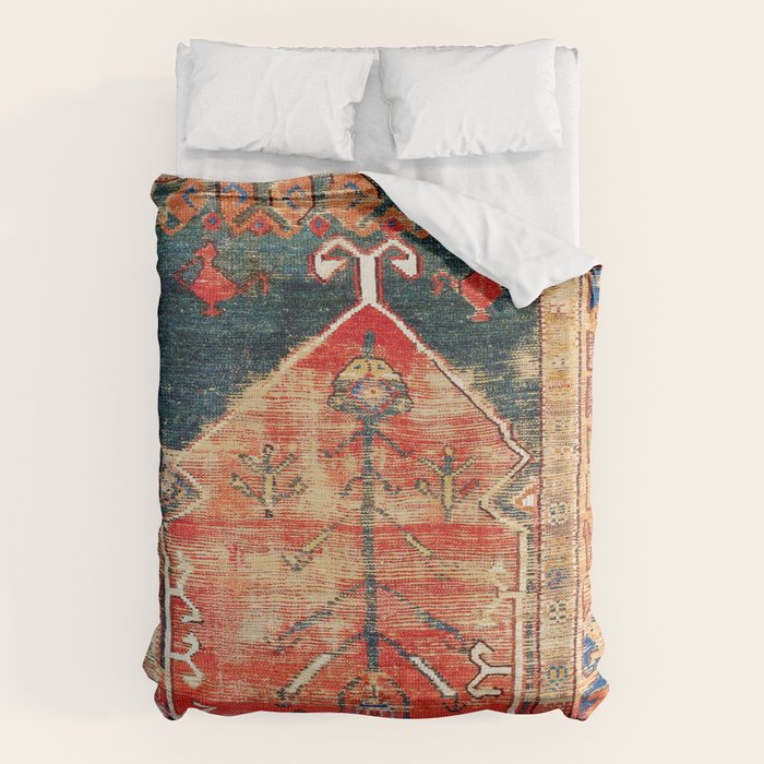 Konya Central Anatolian Niche Rug Print Duvet Cover Gallery Image 6