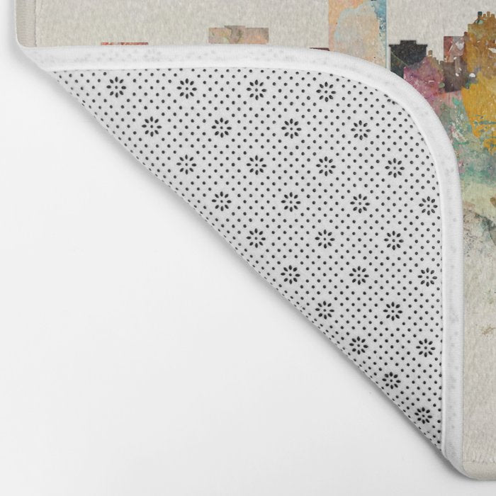 seattle skyline Bath Mat Gallery Image 2