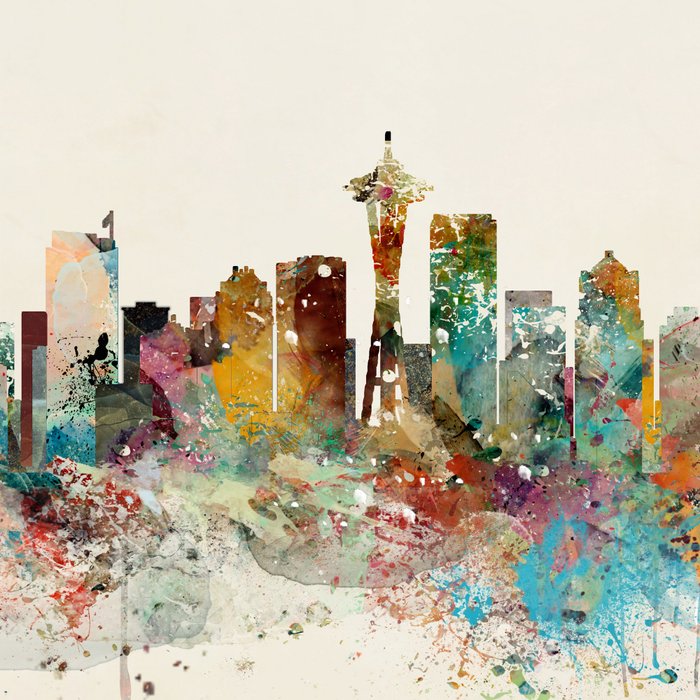 seattle skyline Coffee Mug Gallery Image 2
