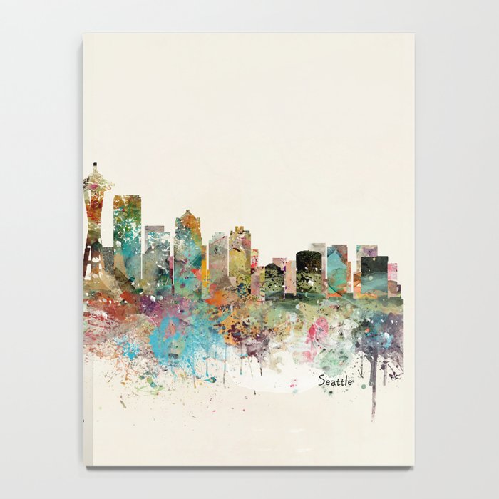 seattle skyline Notebook Gallery Image 4