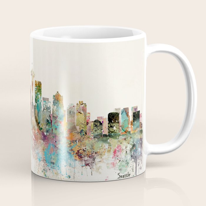 seattle skyline Coffee Mug Gallery Image 1