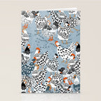 Favorite chickens blue Stationery Card Gallery Image 2