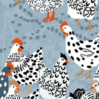 Favorite chickens blue Coffee Mug Gallery Image 2