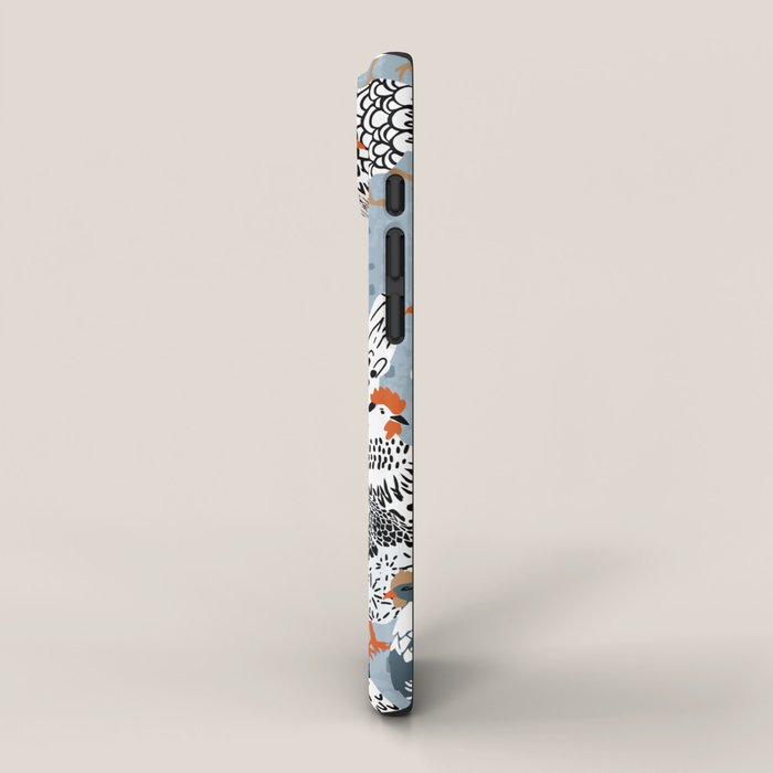 Favorite chickens blue iPhone Case Gallery Image 2