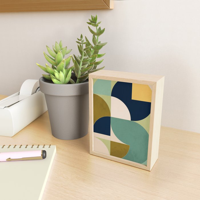 Geometric Shapes 249 Mini Art Print Gallery Image 2