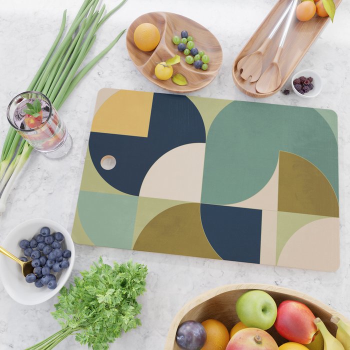 Geometric Shapes 249 Cutting Board Gallery Image 2