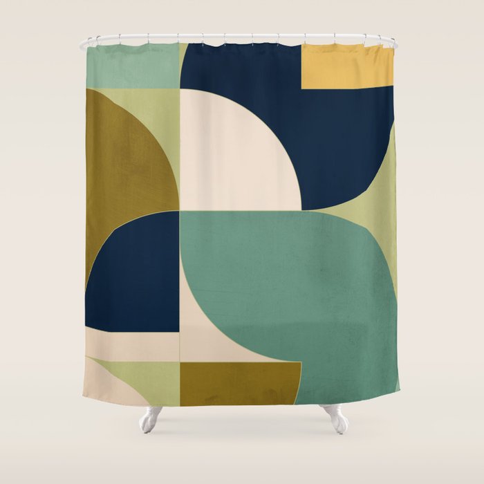Geometric Shapes 249 Shower Curtain Gallery Image 1