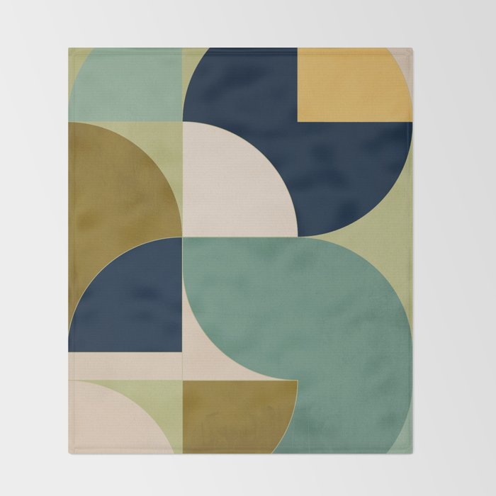 Geometric Shapes 249 Throw Blanket Gallery Image 2