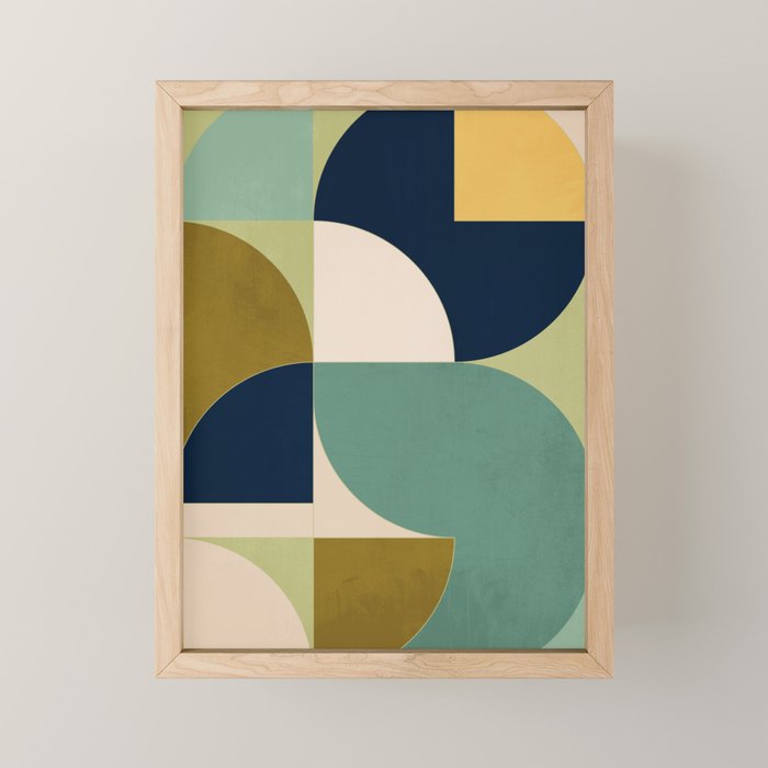 Geometric Shapes 249 Mini Art Print Gallery Image 1