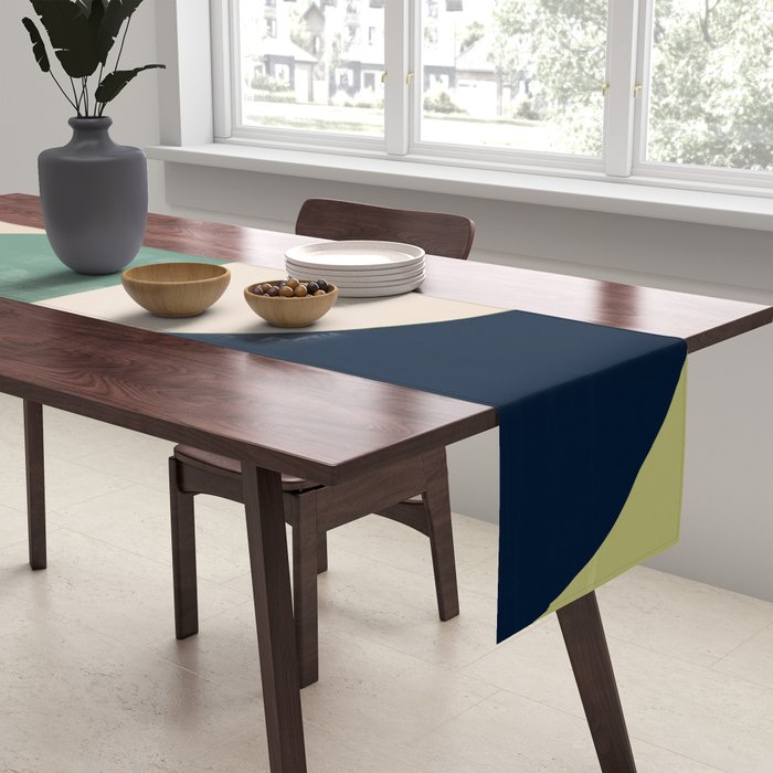 Geometric Shapes 249 Table Runner Gallery Image 2