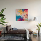 New Beginnings In Full Color | Abstract Texture Color Design Wood Wall Art Gallery Image 2