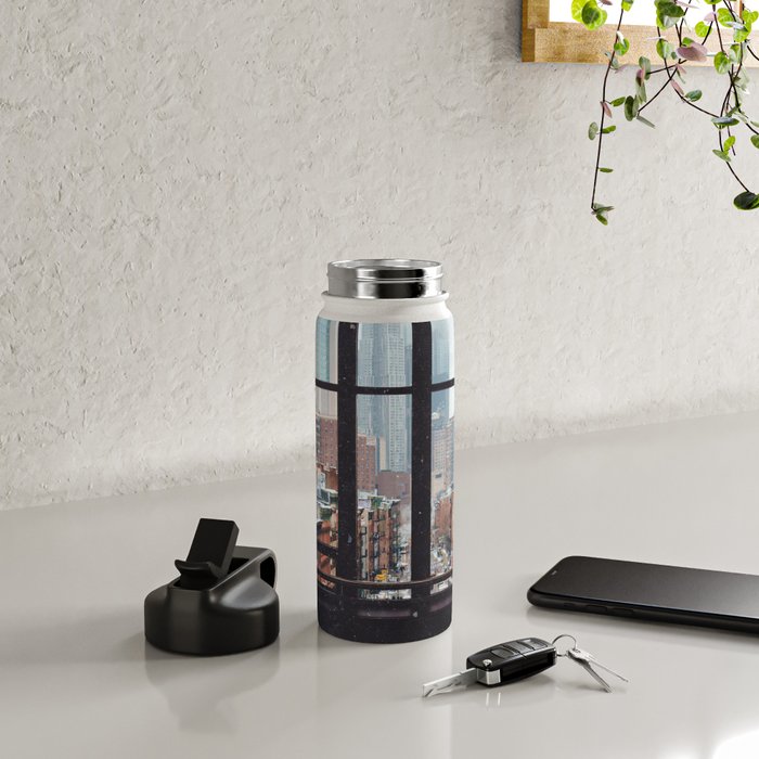 New York City Window Water Bottle Gallery Image 5