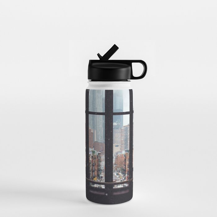 New York City Window Water Bottle Gallery Image 1