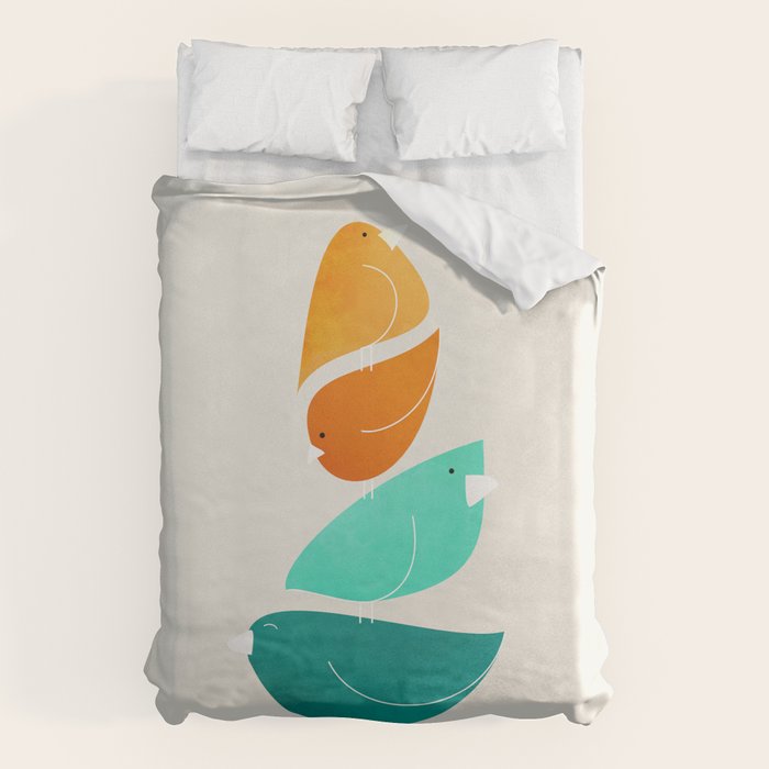 Bird Stack II Duvet Cover Gallery Image 6