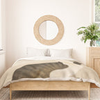 Minhwa: cat & butterflies (Korean traditional/folk art) Duvet Cover Gallery Image 3