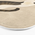 Minhwa: cat & butterflies (Korean traditional/folk art) Bath Mat Gallery Image 3