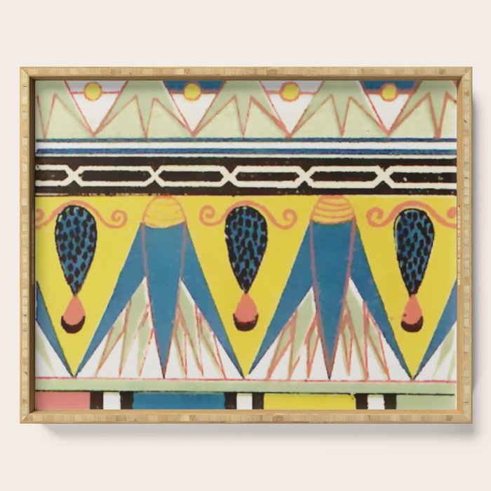 Ancient Egyptian Ornament Serving Tray Gallery Image 1