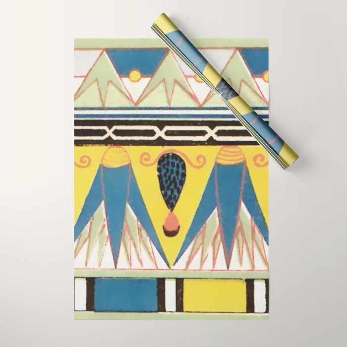 Ancient Egyptian Ornament Wrapping Paper Gallery Image 1