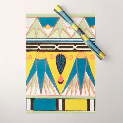 Ancient Egyptian Ornament Wrapping Paper Gallery Image 1