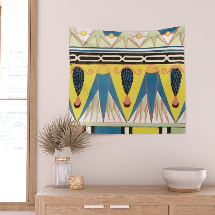 Ancient Egyptian Ornament Wall Tapestry Gallery Image 2