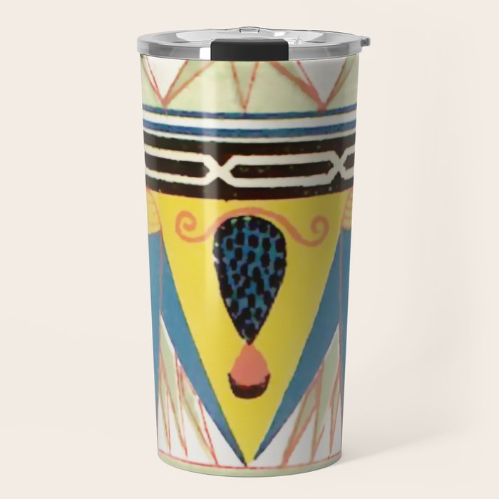 Ancient Egyptian Ornament Travel Mug Gallery Image 1