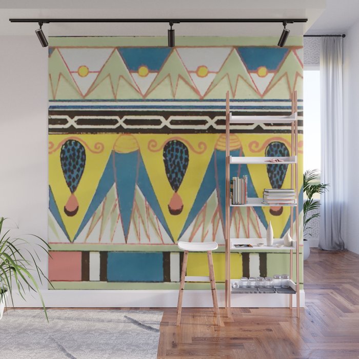 Ancient Egyptian Ornament Wall Mural Gallery Image 1