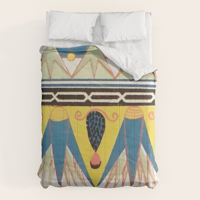 Ancient Egyptian Ornament Comforter Gallery Image 1