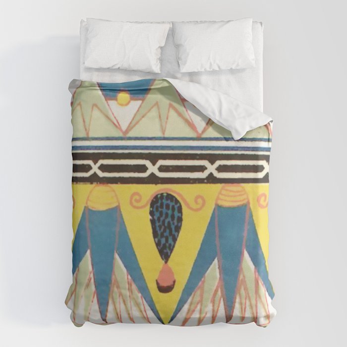 Ancient Egyptian Ornament Duvet Cover Gallery Image 6