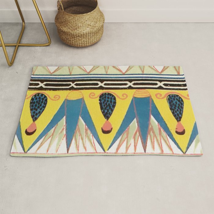 Ancient Egyptian Ornament Rug Gallery Image 1
