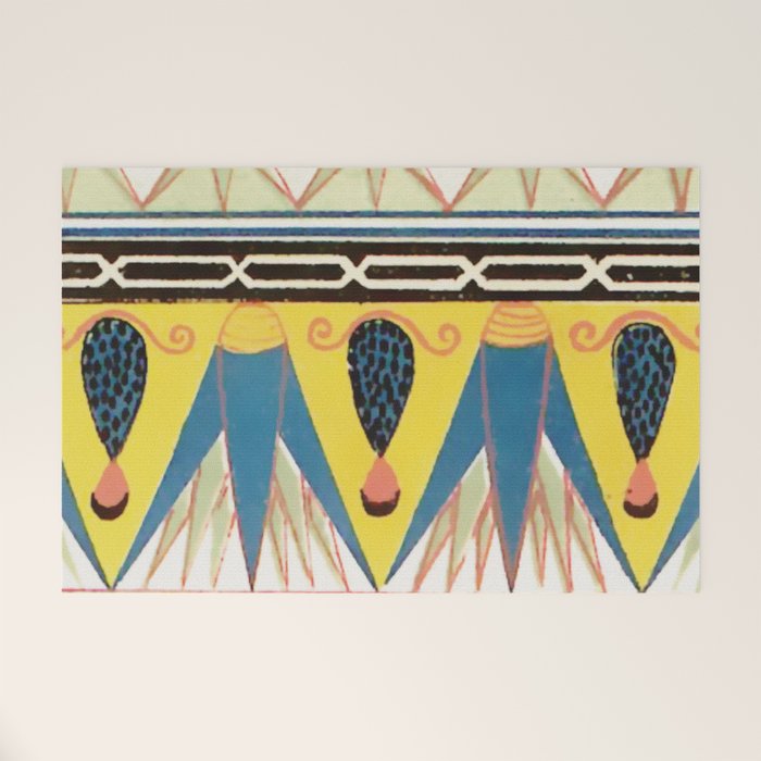 Ancient Egyptian Ornament Welcome Mat Gallery Image 1