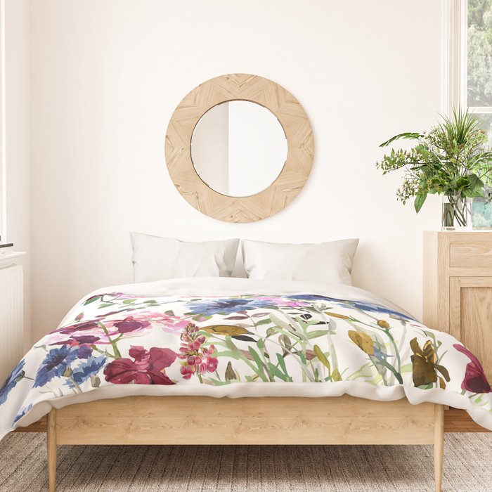 Wildflowers IV Duvet Cover Gallery Image 3