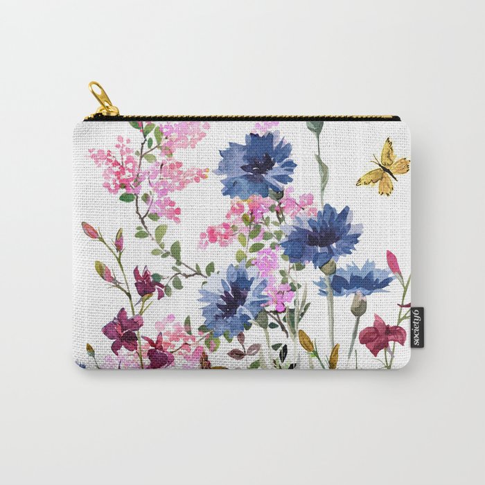 Wildflowers IV Carry All Pouch Gallery Image 1
