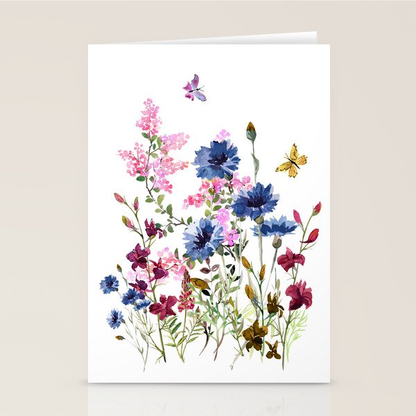 Wildflowers IV Stationery Card Gallery Image 1