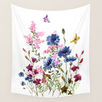 Wildflowers IV Wall Tapestry Gallery Image 4