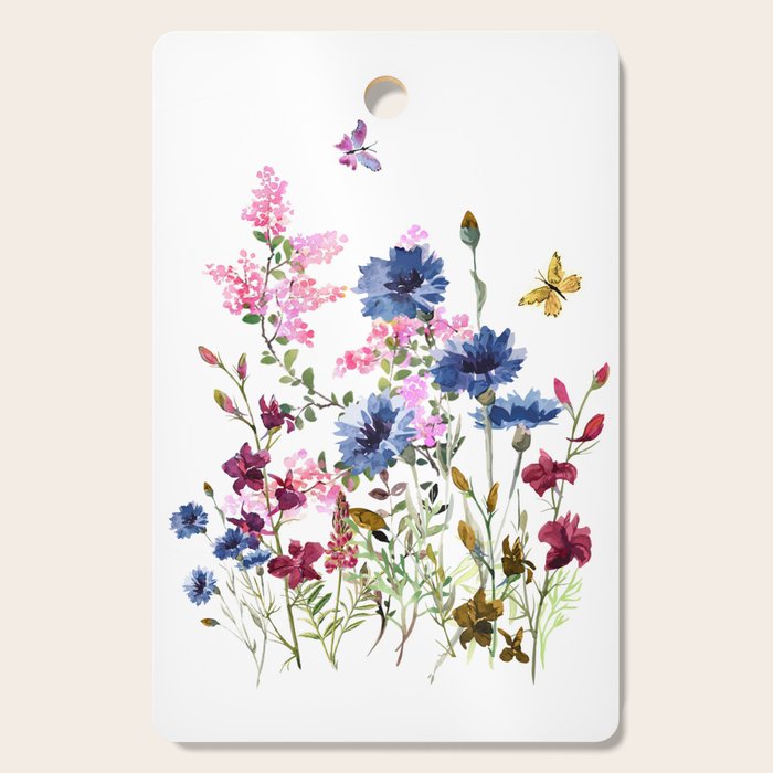 Wildflowers IV Cutting Board Gallery Image 1