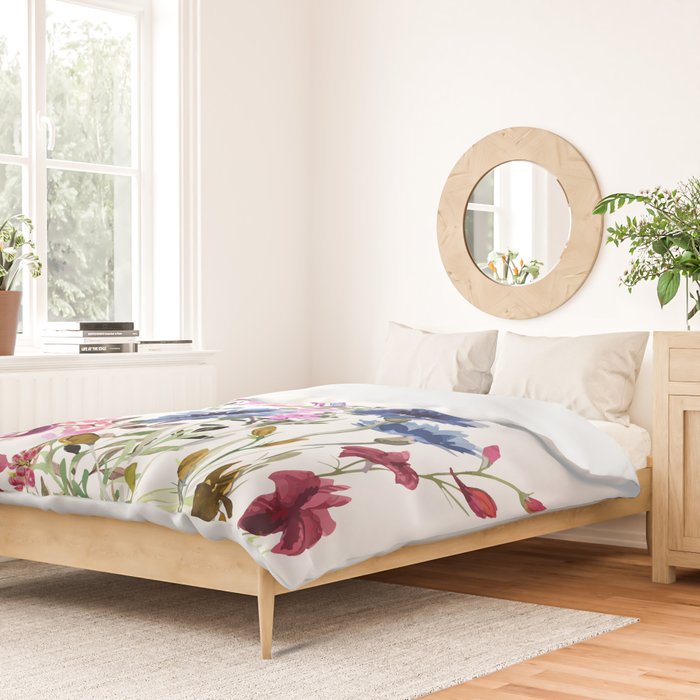 Wildflowers IV Duvet Cover Gallery Image 2