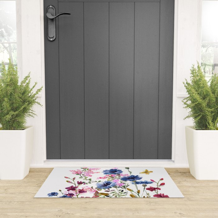 Wildflowers IV Welcome Mat Gallery Image 3