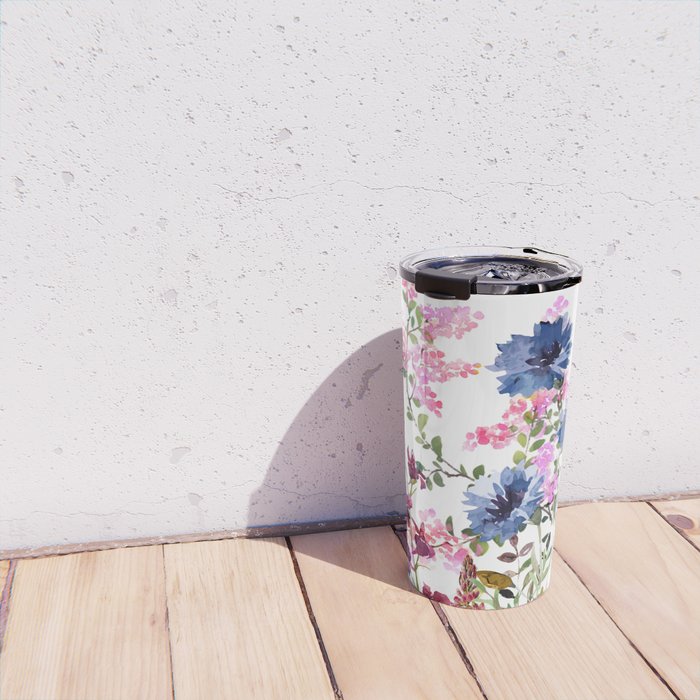 Wildflowers IV Travel Mug Gallery Image 4