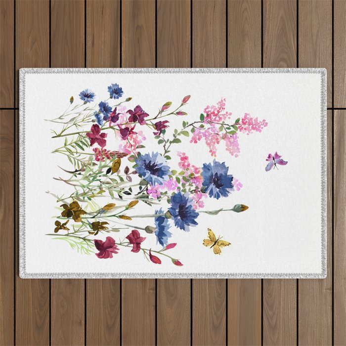 Wildflowers IV Outdoor Rug Gallery Image 1