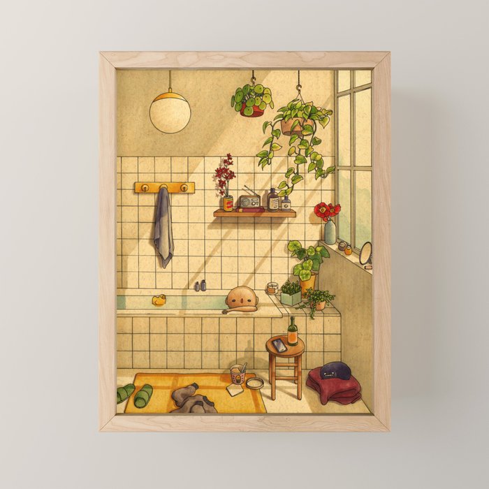 Bathroom Mini Art Print Gallery Image 1
