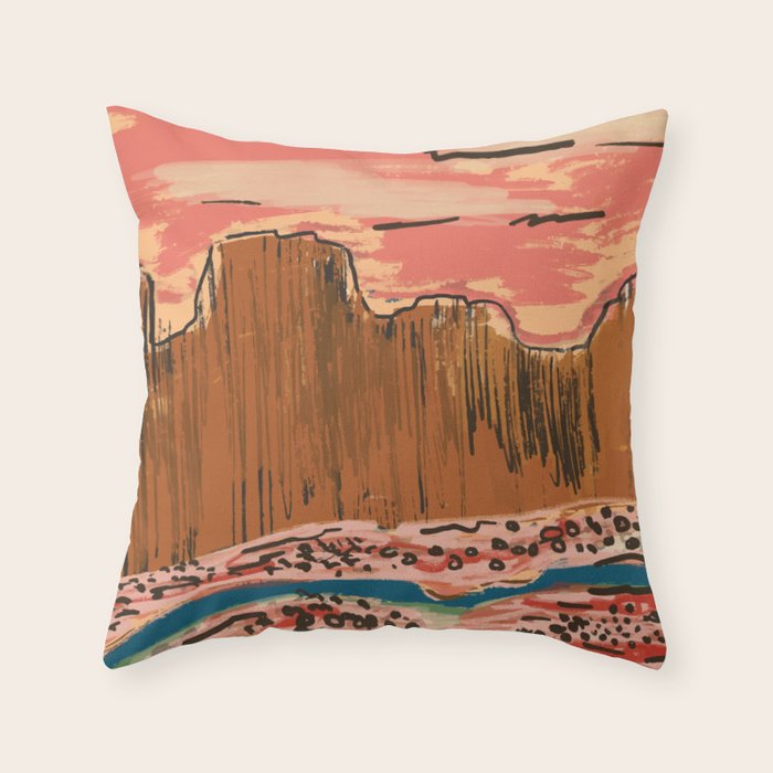 California Desert.  Throw Pillow Gallery Image 6