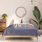 Retro Colorful Skis Comforter Gallery Image 3