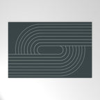 Oval Lines Abstract XXXIX Welcome Mat Gallery Image 1